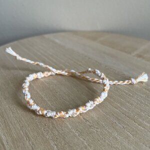 Violetta Bracelet, anklet, trendy, comfortable, tie, embroidery thread, woven